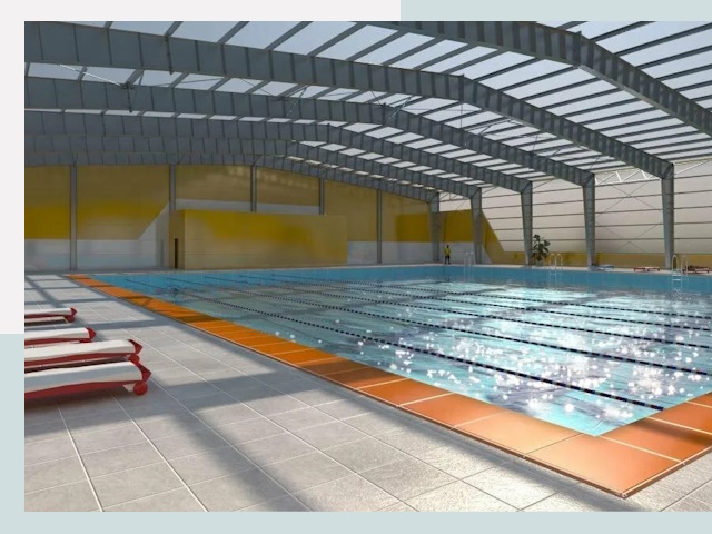 Строительство крытых бассейнов в Лангепасе