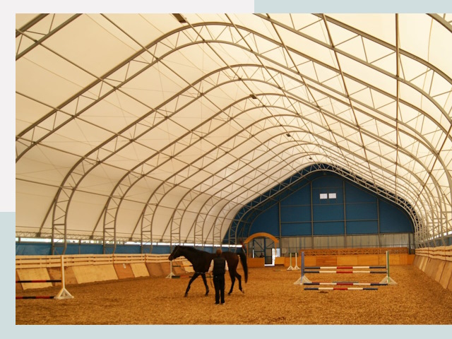 Строительство конных манежей в Лангепасе