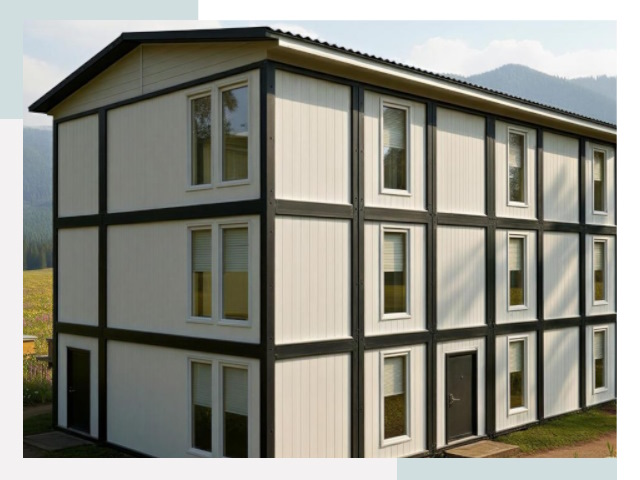 Модульные общежития в Лангепасе