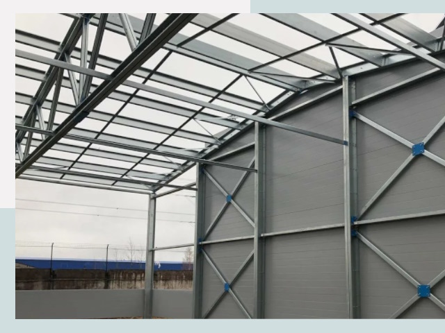 Каркасные ангары от СтальСтрой-Лнг по цене от 606 руб.