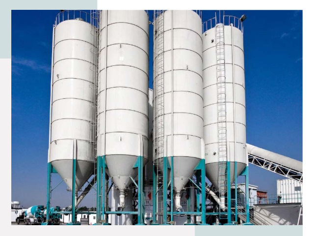 Строительство цементных силосов в Лангепасе