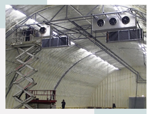 Оснащение ангаров в Лангепасе