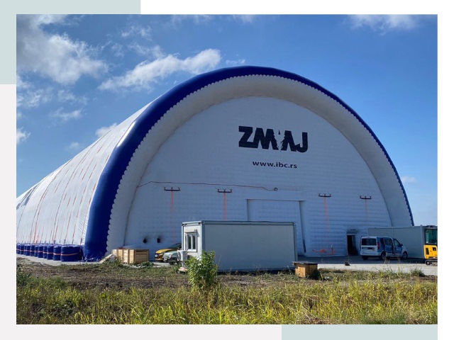 Брендирование ангаров в Лангепасе