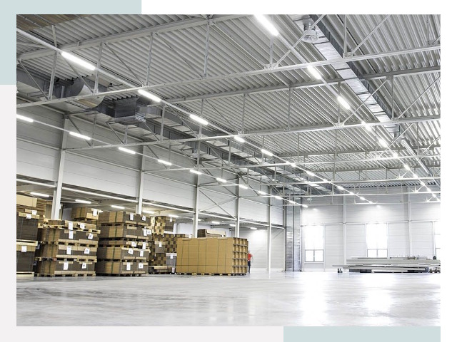 Освещение ангаров в Лангепасе